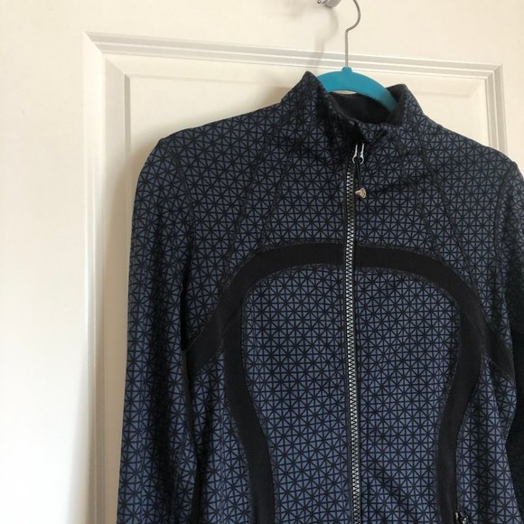 Lululemon Athletica Patterned Dark Blue Ski Jacket - Picture 7 of 11